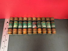 BUSSMANN FUSETRON FRN-R-60- 60AMP, 250V, CLASS RK5 FUSES- LOT OF 10