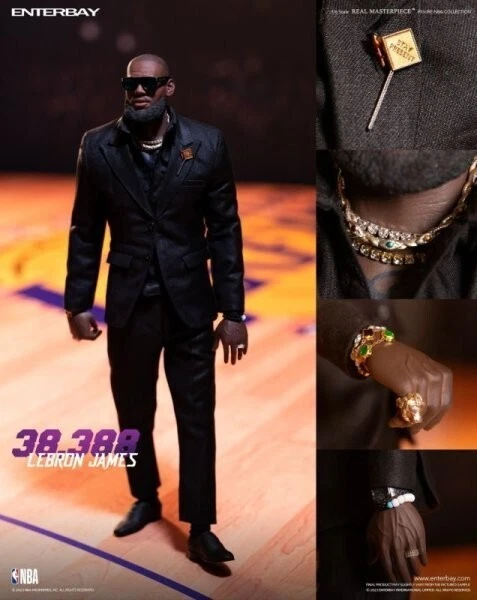 上品なスタイル James LeBron ENTERBAY Ready 4.0 RM-1090 Figure Action 6 1 バスケット