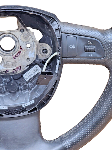 2006-07 08 AUDI A4 2.0T SEDAN GENUINE STEERING WHEEL FACTORY 8P0419091BL OEM - Picture 4 of 6