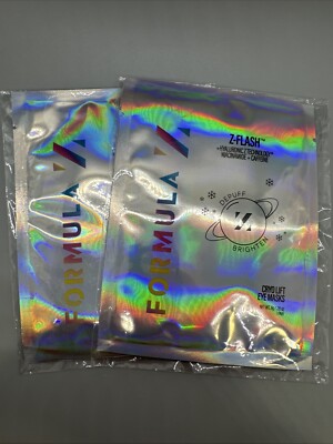 {Y1} 2x FORMULA Z Z-Flash Cryo Lift Eye Masks Packs
