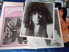 Vtg Lot Backstage With Bon Jovi Fan Club Merch Newsletter, photos, postcards