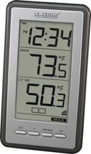La Crosse WS-9160U-IT-CB Black White Wireless Thermometer Indoor/Outdoor 9669797