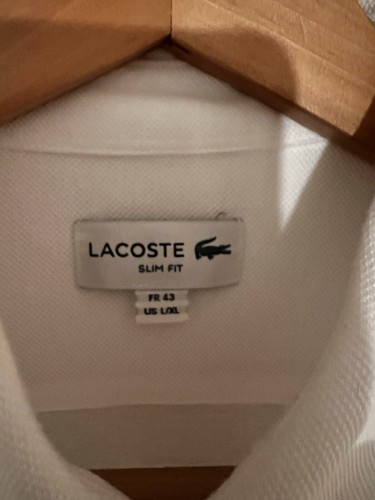 Lacoste White Shirt - L