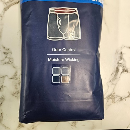6 Pack Men's George Cotton Stretch Boxer Briefs S-XL Moisture Wicking Multicolor - Picture 48 of 57