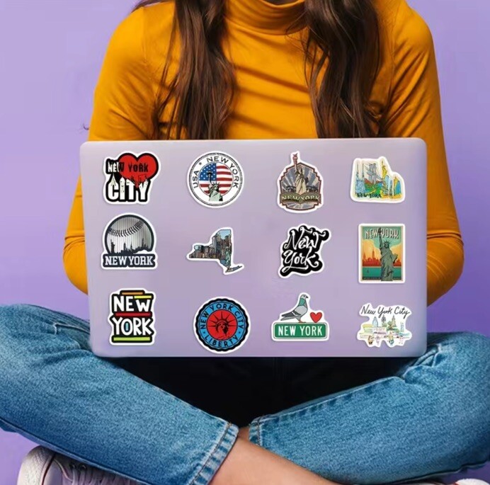 10pcs New York City Stickers- Scrapbook, Journal, DIY Crafts & Cards