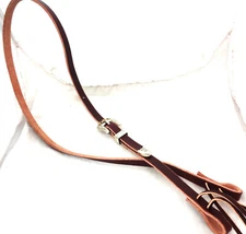 Hermann Oak Latigo Leather 1/2" Bosal Hackamore Hanger Buckle Ties Bronc Buckle