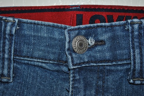 Levi's 511 Boys Dark Blue Stretch Adjustable Waist Jeans Size 16 - Picture 4 of 13