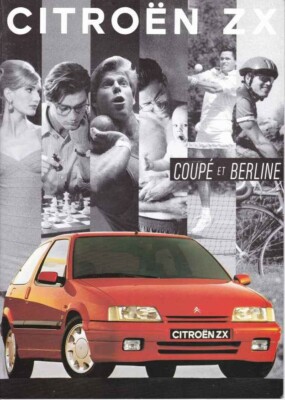 Catalogue Brochure Citroën ZX / Coupé 07/1993 France | eBay