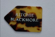 Ritchie Blackmore Blackmore's Night Guitar Pick 2012 Tour Deep Purple Rainbow