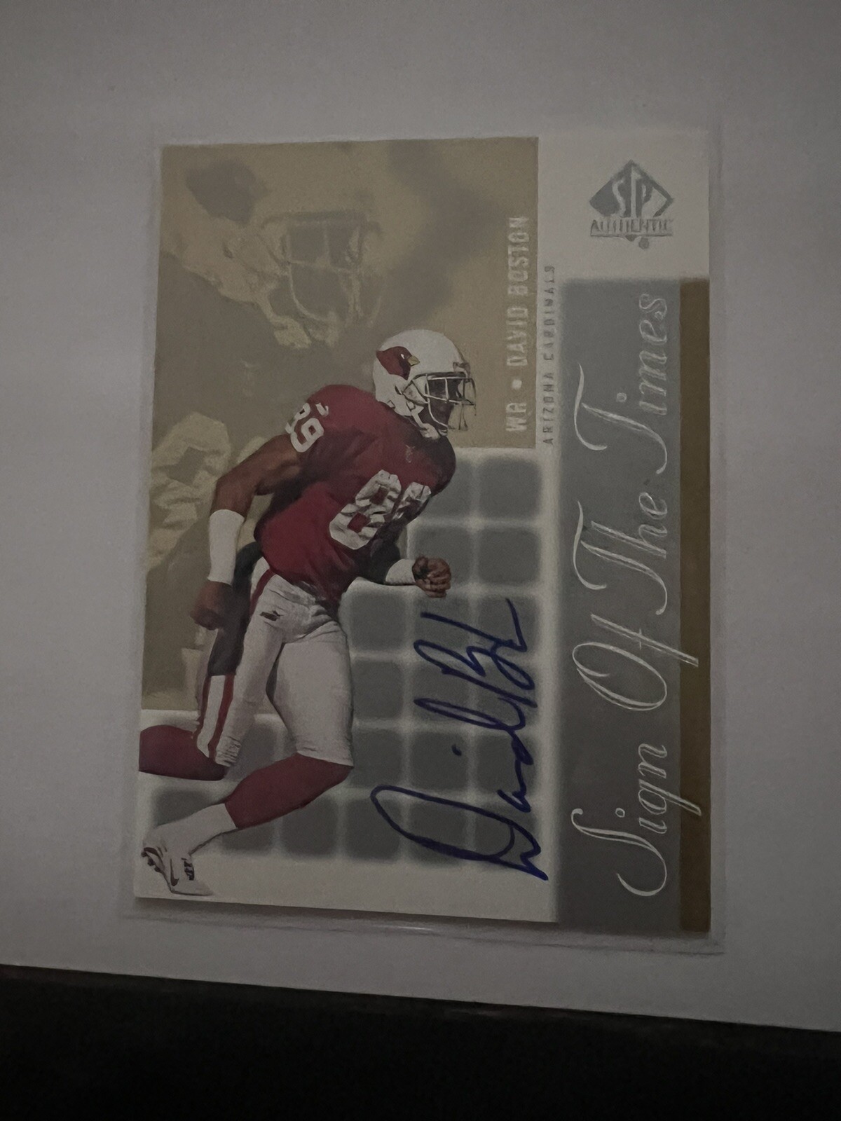 2000 SP AUTHENTIC DAVID BOSTON, #DB, AUTOGRAPH , SIGN OF THE TIMES ...
