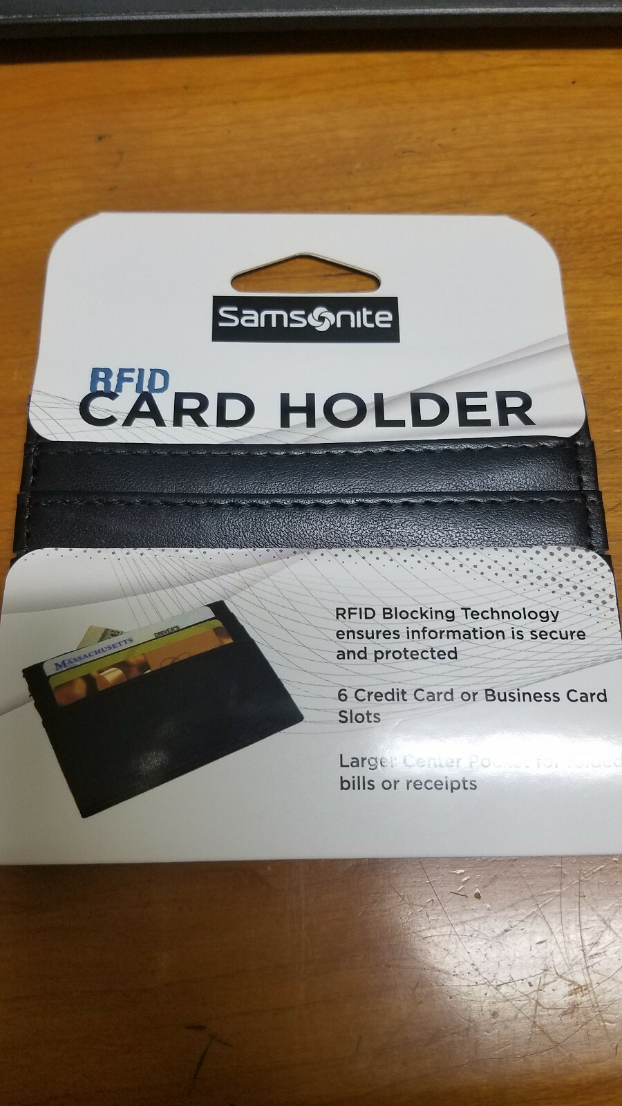 Samsonite RFID Blocking Credit Card Holder Wallet BlackNEWIN PACKAGE 43202720291 eBay
