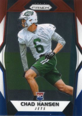 2017 PRIZMS RED WHITE BLUE RC CHAD HANSEN HOUSTON TEXANS PRIZM PARALLELS - D65