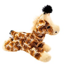 AURORA Giraffe Plush Animal Bean Bag Brown Tan Stuffed Animal Toy 2021