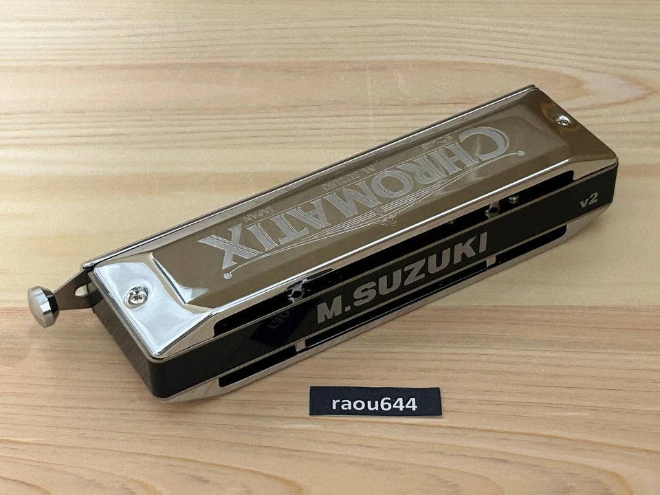 SUZUKI SCX-48 Armónica Cromática Modelo Estándar 12 agujeros 48 sonidos Foto 4 de 4