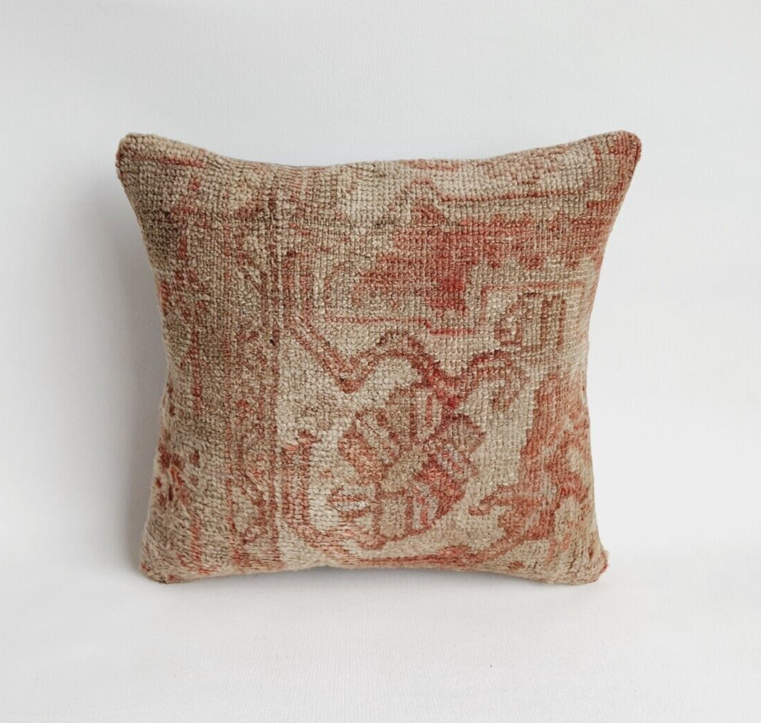 Antique Pillows, Turkish Rug Pillow, 16