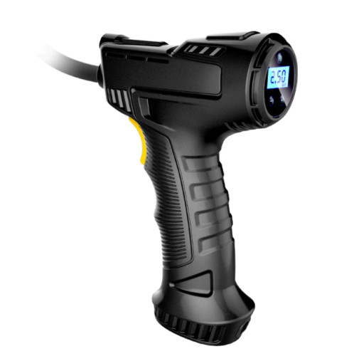 Compressore Aria Digitale Portatile 12V Pneumatico Auto Gonfiatore Garage Pompa - Miniatura 2
