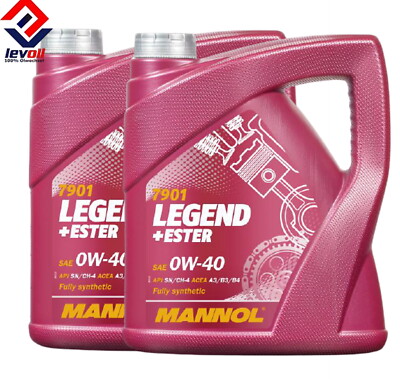 2x4 Liter MANNOL LEGEND+ESTER Motoröl 0W40 Mercedes 0W40 A3 B4 Mercedes 229.5