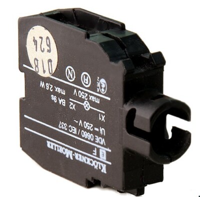 Lampenfassung , 250V/AC, Frontbefestigung Möller EF3, Vorwiderstand m. Diode