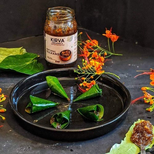 Kirva Organics Suncooked Natural Gulkand | Damask Rose Petals & Mishri - 250gm ( - Picture 6 of 7