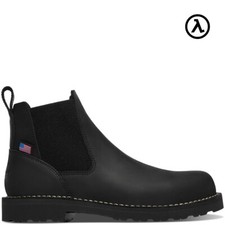 DANNER  BULL RUN CHELSEA MEN'S 6" BLACK WORK BOOTS 15483 - ALL SIZES - NEW