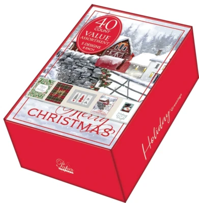 EXPRESSIVE DESIGN GROUP, INC. 40ct - Value Pack Holiday Card Assortment