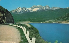 Postcard Deer Creek Lake Near Provo Utah Mt. Timpanogos