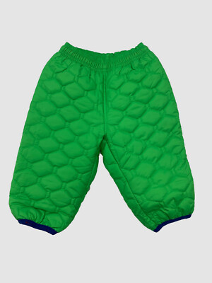 $152 The North Face Boys Toddler Baby Green Perrito Reversible Snow Pants  3-6M
