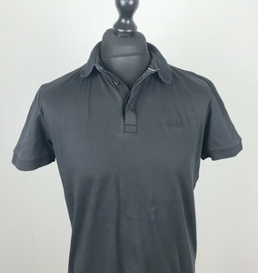 hugo boss polo negra