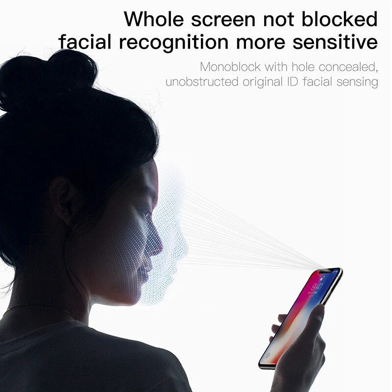 For iPhone X XS 0.3mm 9H Diamond Anti-Blue Light Tempered Glass Film - Image 3 of 4