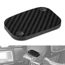 Carbon Fiber Front Brake Reservoir Cover For Harley Road Glide FLTRX FLTRK FLTRU
