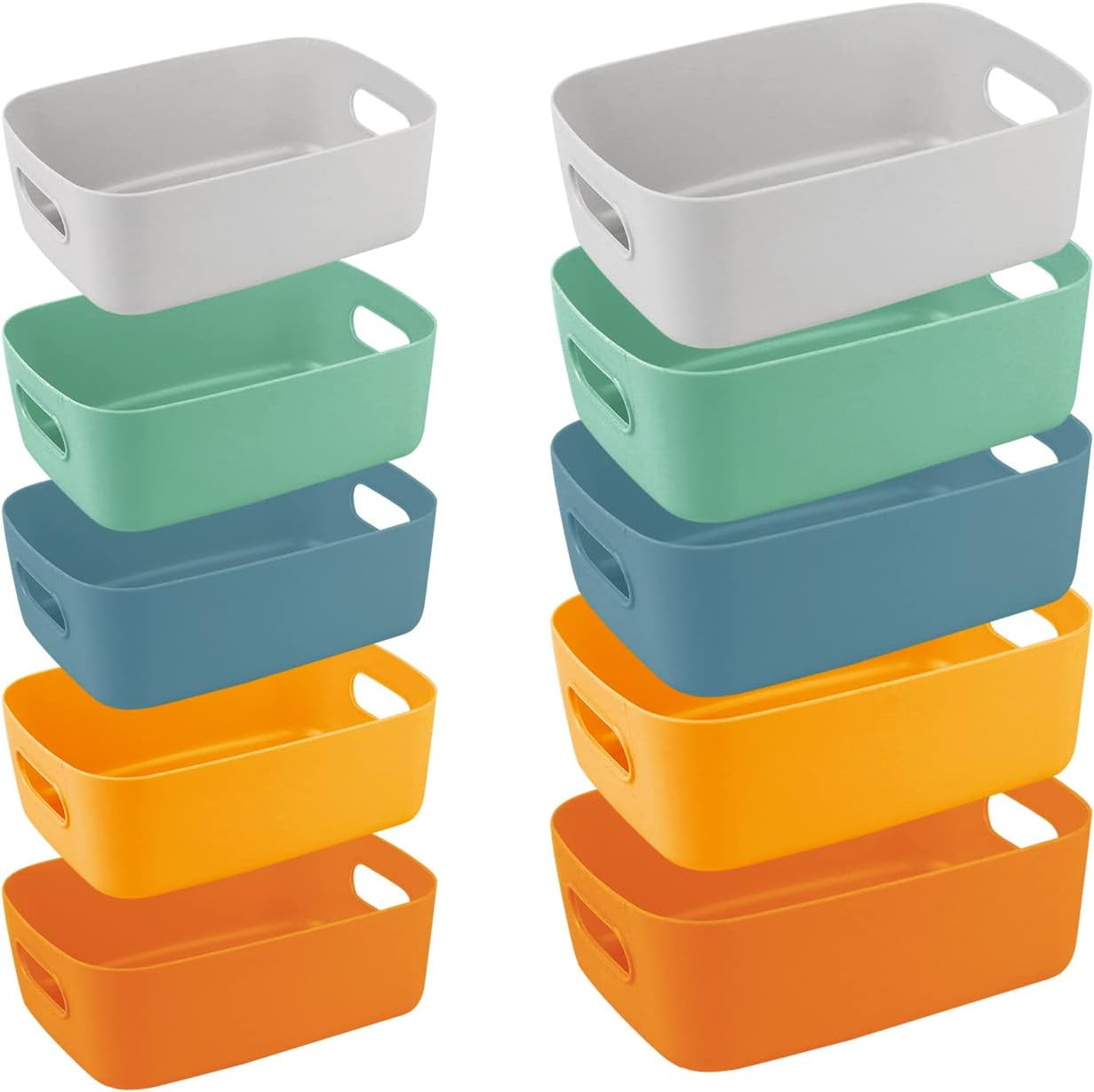 Paniers de rangement en plastique pour optimiser vos tiroirs et placards encombrés