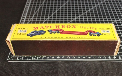 my1076, Alte Box Matchbox Lesney Major Pack M6 60er Ja. Leer Schachtel empty box - Picture 8 of 17