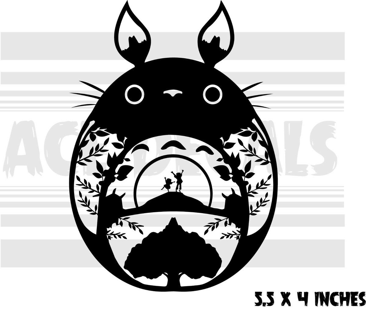 Totoro Stencil totoro-stencil