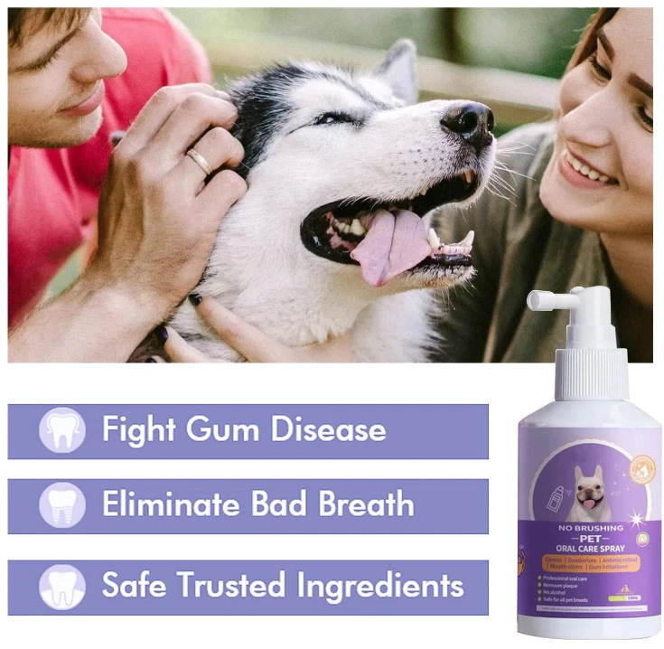 Dog teeth best sale spray