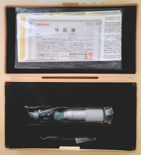 Mitutoyo 133-225 Inside Mechanical Micrometer 4" - 5", Tubular