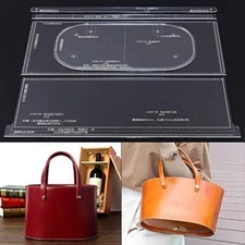 Bucket Bag Template AAB-54 Acrylic Leather Pattern for Handmade Bags