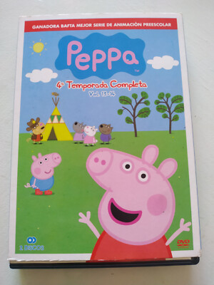 Peppa Pig Fourth Season Complete Vol 13 Y 14 - DVD Spanish