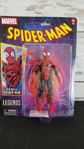 Figura de acción retro BEN REILLY SPIDER-MAN 6" Marvel Legends - NUEVA Hasbro 2023