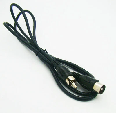 For Sinclair Spectrum Commodore RF TV Cable Aerial Lead & SNES Sega Mega Drive 1