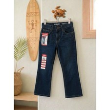Wrangler Classic Fit Boys Blue Jeans Size 7 Slim Brand New With Tags