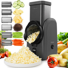 Electric Cheese Grater,Electric Salad Maker,Multi Grater, Fruit Cutter, Automati