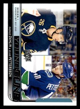 2018 UPPER DECK ELIAS PETTERSSON 250 YOUNG GUNS CHECKLIST RASMUS DAHLIN HOCKEY