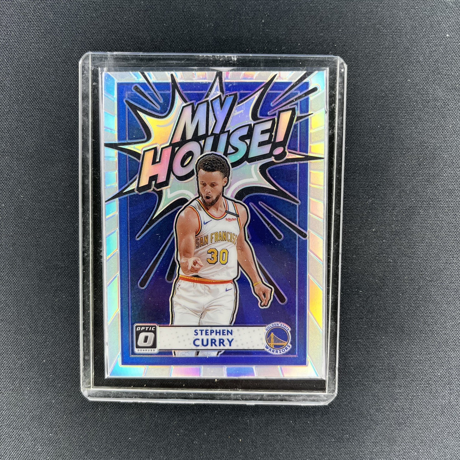 Stephen Curry 2020-21 Panini Donruss Optic #5 Silver Holo Prizm My House