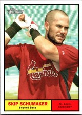 2010 Topps Heritage #358 Skip Schumaker