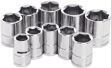 Performance Tool 3/8 6-Point Socket Set Shall...