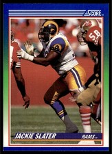 1990 Score Jackie Slater Los Angeles Rams #81