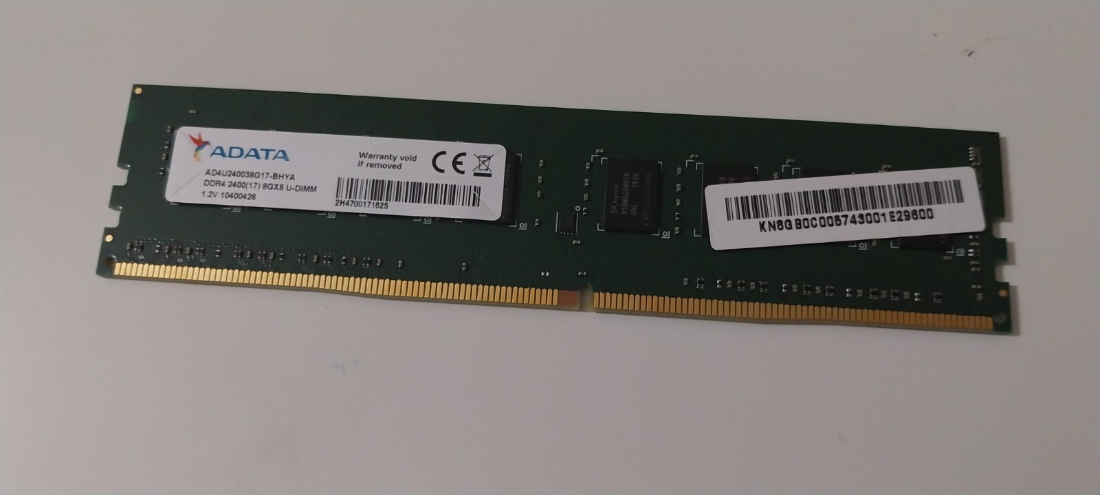 ADATA RAM MODULO 8 GB DDR4-2400