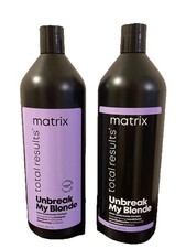 Matrix Unbreak My Blonde Set Shampoo Conditio...