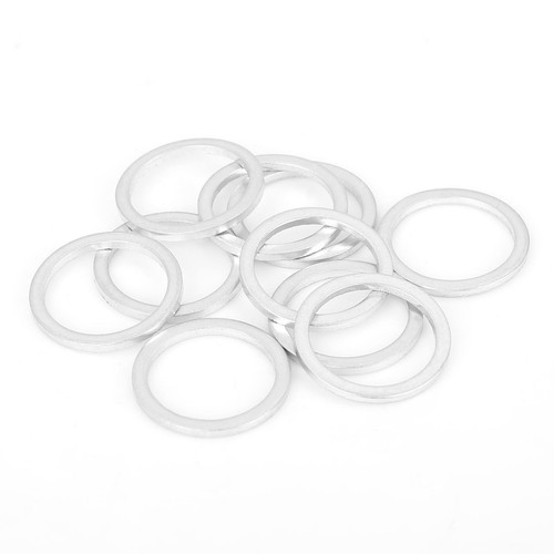 10pcs M16 Argenté Vidange Huile Bouchon Joints Rechange 07119963252 - Picture 6 of 6