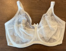 Wacoal Retro Chic Chantilly Lace Full Figure Underwire Bra 855186 Ivory 34DDD